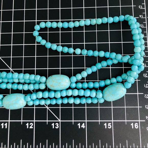 Vintage turquoise bead southwestern style necklace 💙 - Picture 11 of 13